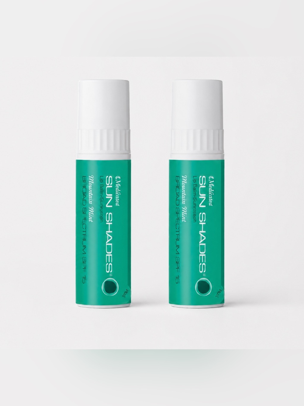 Melaleuca Sun Shades Mountain Mint Lip Balm Stick 2 new & sealed tubes